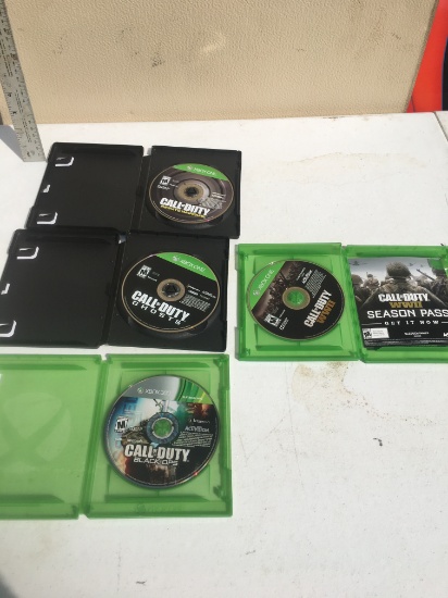 (4) Xbox One Call of Duty Games