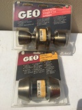 GEO Keyed Entry Knob and Deadbolt Set