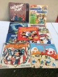 (9) Vintage Kids Vinyl Records/Albums, 33s