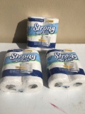 (3) Packs of Strong & Soft Bath Tissue/4 Packs/12 Total Rolls