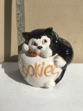 Cat Themed Cookie Jar