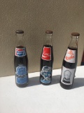 (2) Coke, 1 Pepsi Bottles/UNC '81-'82 Champs, Anderson College, Orioles '83 Champs