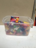 Large Tote Full of Mega Bloks/Building Blocks