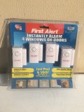 As Seen On TV First Alert Instant Alarms/4 Door or 4 Windows