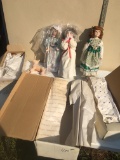 (3) Porcelain Faced Dolls/Ashton Drake Galleries, Hamilton Heritage, Royalton