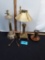 3 vintage lamps