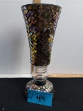 Mosaic Glass Candle Holder