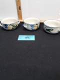 2 painted ceramic bowls