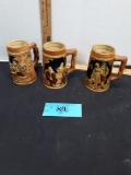 Set of 3 steins, Made in Japan