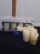 4pc Led Candle set New, 6 LED candles New