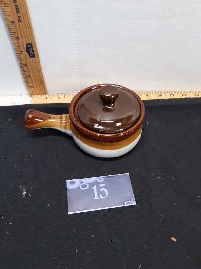 Bean pot with handle, personal