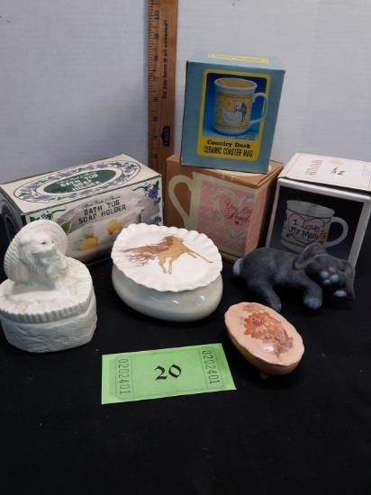 Ceramic Lot, misc items