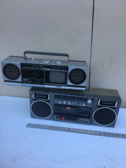 Pair of Old Radio/Cassete Players