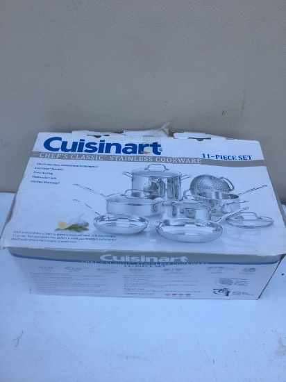 Cuisinart Chef's Classic Stainless Cookware/11 Piece Set