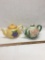 (2) Tea Pots/Thailand & Japan (Markings on Bottoms)
