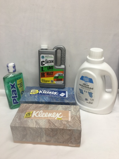 Box Lot/Kleenex, CLR, PLAX, Fabric Softener