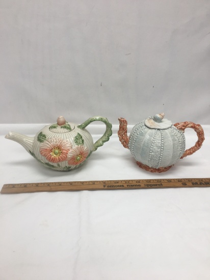 (2) Tea Pots/Italy & Japan