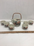 Tea Pot and 6 Cups/Japan