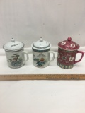 (3) Steeping Pots/China