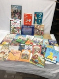 Box Lot/Kids Books, Dr. Seuss, Seseme Street, a Little Golden Books, ETC.