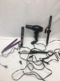 Box Lot/Curling Irons, Hair Dryer, ETC.