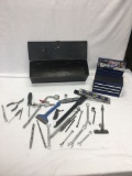 Box Lot/Tools, Small Snap On Tool Box, Wrenches, ETC.