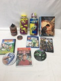 Box Lot/Water Baloons, Blu Ray, DVDs, Jigsaw Puzzle, BB's, Pellets, ETC.