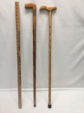 (2) Old Walking Canes