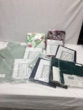 Box Lot/Valances, Curtains, Privacy Tier, Queen Size Fitted Sheet, ETC.