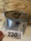 lidded stock pot, stainless steel