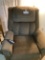 Lift chair with massage and recline, brown, like new condition