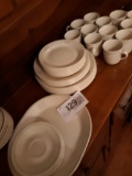 Dishware set, Corning Ware, Includes Dinner plates, salad-bread-coffee cups-cereal bowl, etc, 2 oval