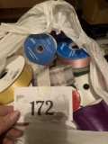 assortment of spools of ribbon