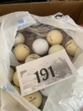 bag of golf balls
