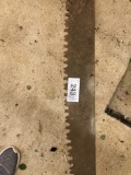 double logger saw blade, no handles