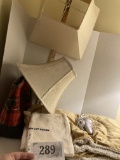 Heated Blanket, lampshades, bag, purse