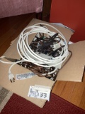 Lot of extension cords and cables, various