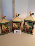 3pc Chicken Cannister Set