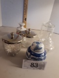 Lidded Containers, Apothecary Jars, Bathroom Jars, Cheese Dome