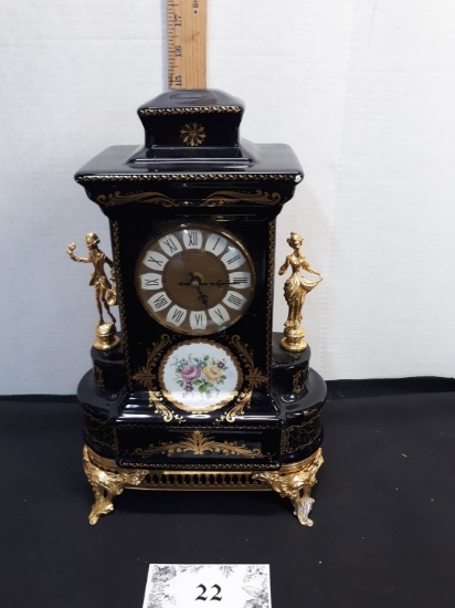 Decorative Clock, Made in Italy, pc missing on top