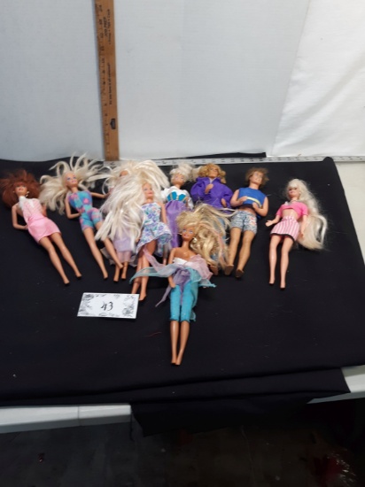 Vintage Barbie and Ken Lot, Qty: 9