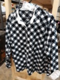 Lee Riders XXL Black and White Flannell Shirt