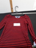 Tommy Hilfiger Red and Blue striped shirt, Med