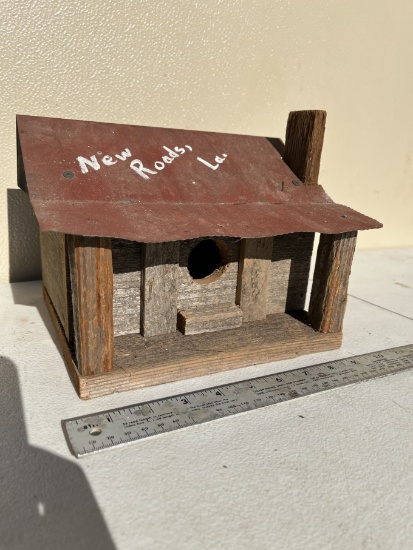 Old Rustic Home Made Bird House/New Roads, LA