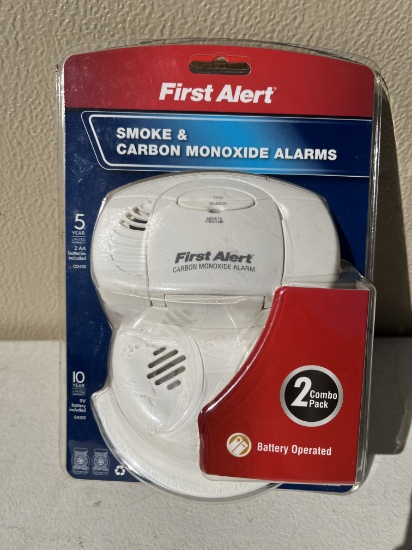 First Alert Smoke & Carbon Monoxide Alarms/2 Pack