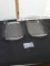 2 glass baking dishes