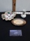 3 Nice Pieces, Small Vase, Trinket Dish and Small Plate