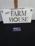 Wooden Farm House Sign, NEW