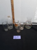 misc lot of vintage glassware