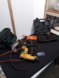 Misc lot of power tools, Milwaukee, Black & Decker, etc  untested